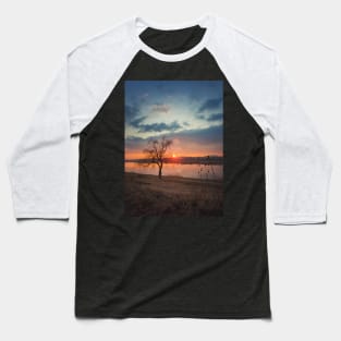 February sunset scene Baseball T-Shirt